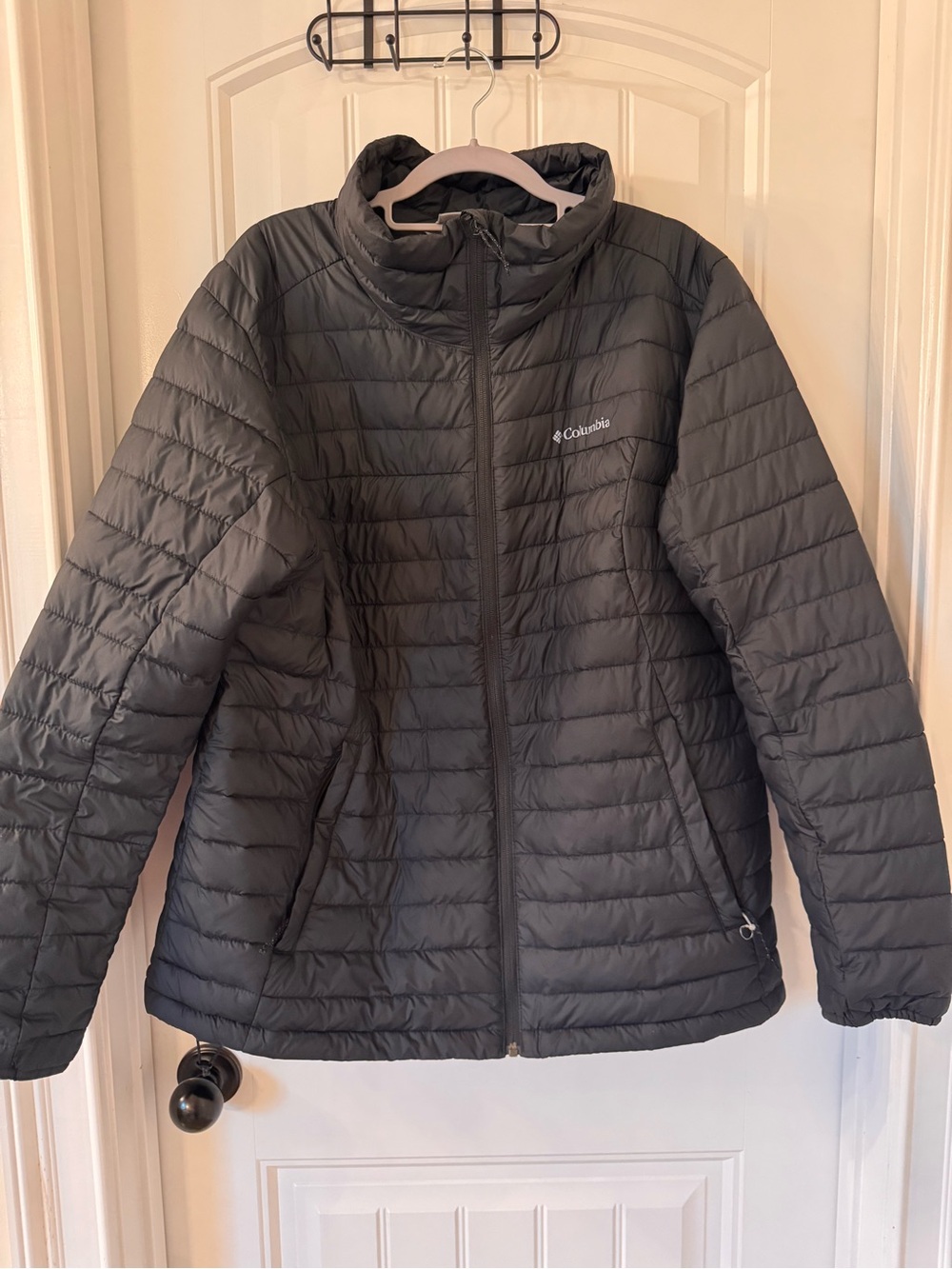 Columbia Black Quilted Lightweight Puffer Jacket 1X